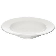 Vardagen Deep Plate Bowl Off White Ikea Deep Plate Plates Ikea Dinnerware