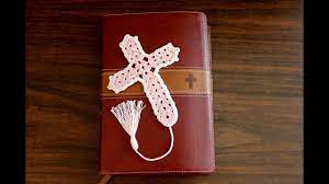 These free crochet bookmark patterns are perfect for kids and adults. Beautiful Crochet Cross Bookmark Tutorial Right Handed Youtube