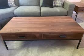 From mid century to modern coffee tables, our styles are as plentiful as the materials they're made with. Walnut Coffee Table Set With Black Steel Base Cannon Hill