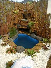 • relief dinding air terjun. Kolam Ikan Tebing Relief Dan Kolam Minimalis Dekorasi Rumah 782462706