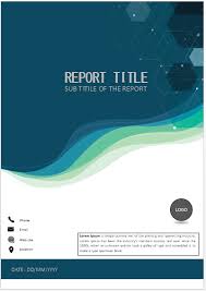 Cover Page Blue Pentagonal Waves Cover Page Cover Pages Cover Page Template Word Cover Page Template Cover Pages