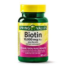 One vegetarian/vegan friendly capsule produces over 16,000 percent of the recommended daily intake of biotin. best for hair: Spring Valley Extra Strength Biotin Plus Keratin Tablets 10000 Mcg 60 Ct Walmart Com In 2021 Biotin Hair Growth Biotin Hair Hair Vitamins