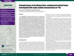 Winds variable at 3 to 22 mph (4.8 to 35.4 kph) (4.8 to 35.4 kph). Pdf Paleodischarge Of The Mojave River Southwestern United States Investigated With Single Pebble Measurements Of 10 Be