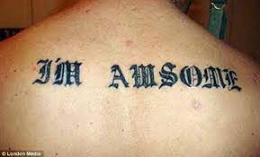 Beverly jenkins is a humor and pop culture writer. Hilarious Photos Of Misspelled Tattoos Reveal Why You Should Take A Dictionary When You Get Body Art Daily Mail Online