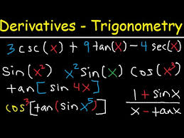 Derivatives Of Trigonometric Functions Product Rule Quotient Chain Rule Calculus Tutorial Youtube