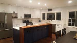 Teak Waterfall Bar Slate Appliances Cabinets Under Bar Big Window Hexagon Backsplash Open Shelving Slate Appliances Big Windows