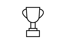Download Trophy Line Art Vector Icon Graphic By Riduwan Molla Creative Fabrica SVG Cut Files