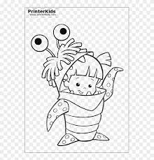 Scarecrows work in harmony at the factory. Monsters Inc Boo Coloring Pages Monsters Inc Coloring Monster Inc Colouring Pages Clipart 1498510 Pikpng