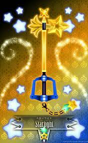 Starlight Keyblade Golden Version Kingdom Hearts Keyblade Kingdom Hearts Kingdom Hearts Collection