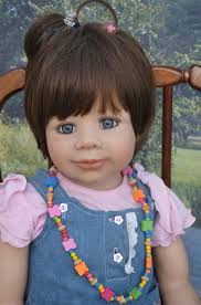 Masterpiece Doll Joyce, 34 Inches by Monika Levenig, Vinyl and Cloth