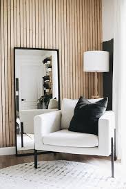 I have seen many different styles (plain wood against a white wall, painted wood on a painted wall…) and wanted to try something slightly different. Diy Wood Slat Wall Within The Grove