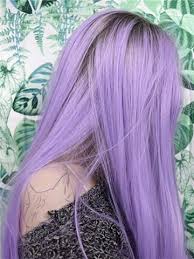 Wig Type Synthetic Lace Front Wig Materials Heat Resistance Silk Hair Length 24 Inch Hair Color Lavender Purple Light Purple Hair Lilac Hair Lavender Hair