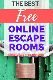These games might be tricky sometimes, so be prepared. Free Escape Rooms To Play Online With Friends Lizwizdom