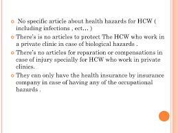 Ppt Occupational Health Hazards For Health Care Workers Powerpoint Presentation Id 2244156