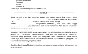 Surat perjanjian sendiri mencakup banyak hal salah satunya untuk jual beli tanah. Contoh Surat Kuasa Jual Cute766