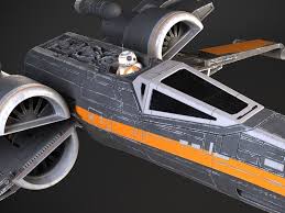 Star Wars X Wing Fighter Black With Interior 3d Model Max Obj 3ds Fbx C4d Lwo Lw Lws Jpg 1600 1200 X Wing Fighter Star Wars Models Star Wars