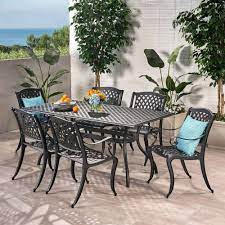 We did not find results for: Cayman 7pc Cast Aluminum Patio Dining Set Black Christopher Knight Home Patio Dining Set Outdoor Dining Set Cast Aluminum Patio Furniture