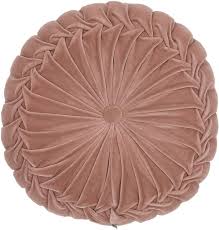 • velluto di puro cotone. Cuscino Rotondo In Velluto Con Imbottitura Kanan Westwingnow