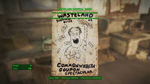 It is much larger than an ordinary book. Wasteland Survival Guide Commonwealth Coupon Spectacular Fallout 4 Wiki Guide Ign