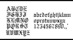 Old english calligraphy block letters. Gothic Calligraphy Step By Step Old English Calligraphy Youtube