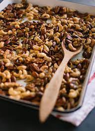 Rosemary Roasted Nuts Recipe Party Nuts Recipe Recipes Roasted Nuts