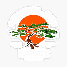 Miyagi mentors daniel larusso and julie pierce in the films. Bonsai Karate Kid Stickers Redbubble