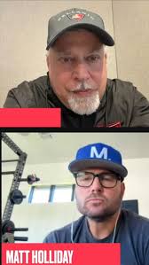 Meet the Cardinals' manager, Oli, who's not just leading the team but also  leading in the gym! (Holliday isn't so sure how Jim knows that though 😂)  With youth and strength