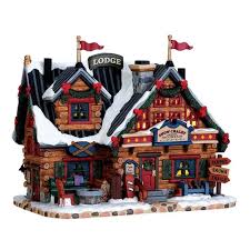 Lemax Apres Ski Lodge B O Led Amazon Fr Jardin Maison De Noel Village Lemax Exposition De Village De Noel
