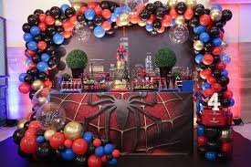 Decoración para cumpleaños de plants vs zombies. Ideas Para Fiesta Tematica De Spiderman Guia En Decoracion Hoy Aprenderas Las Spiderman Birthday Party Spiderman Birthday Party Decorations Spiderman Party