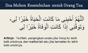 Doa Mohon Kesembuhan Untuk Orang Tua Doa Allah Penyakit