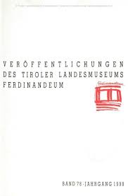 Aktuelle news aus deutschland, europa und der welt. Veroffentlichungen Des Tiroler Landesmuseums Ferdinandeum