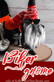 The fairy garden statue is very well made with great detail. This Awesome Motorcycle Gnome Rocks Or Is It Biker Gnome