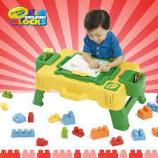 Crayons Stickers Paper Stencils Blocks Our Crayola Activity Table Is The Perfect Workstation For A Crafty Kid Crafty Kids Crayola Sticker Paper
