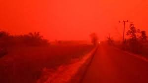Action, horror, thriller | 2021 (usa). Indonesia Haze Causes Sky To Turn Blood Red Bbc News