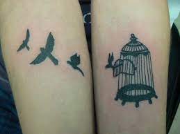 Birds Flying Out Of Cage Tattoos By Evil Anjel Flickr