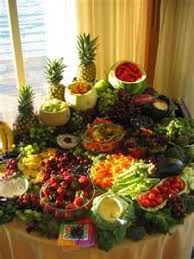 Fruit And Veggie Table That S All I Need Esp If The Wedding S On A Saturday Fruit Tables Fruit Buffet Fruit Displays