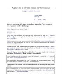 Check spelling or type a new query. Lettre Rupture Periode D Essai Mise A Jour 2021