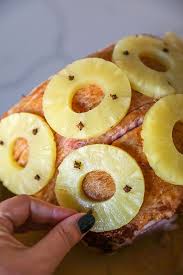 Baked Ham Recipe Brown Sugar Pineapple Glazed Ham Recipe Ham Recipes Baked Ham Recipes Baked Ham