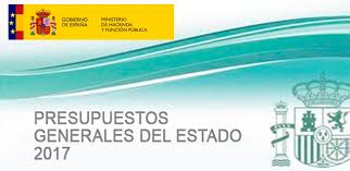 Resultado de imagen de PRESUPUESTOS GENERALES DEL ESTADO 2017