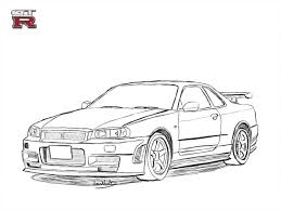 Nissan Skyline R34 Drawing by Revolut3 | Nissan skyline, Nissan gtr r34,  Skyline gtr r34