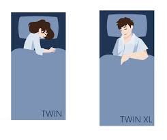 You can find charts of the standard sizes online. Twin Vs Twin Xl Mattress Size Review Happysleepyhead Com