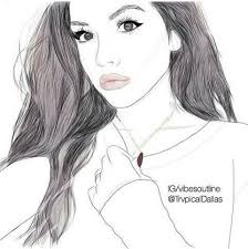 Afficher L Coloriage Fille Dessin De Personne Dessin Fille Swag