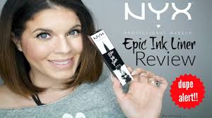 Rimmel wonderwing eyeliner gives kat von d's eyeliner a run for its money. Kat Von D Tattoo Liner Dupe Nyx Epic Ink Liner Review Demo Girlythingsby E Youtube