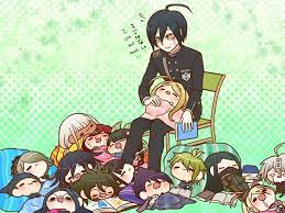 Anime fan art danganronpa game drawings new danganronpa v3 yandere anime danganronpa anime drawings anime boy. Shuichi Saihara Ultimate Baby Caregiver Saimatsu Danganronpa Funny Anime Chibi Chibi