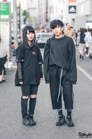 All Black Harajuku Streetwear W Never Mind The Xu From K To All Vei 8 Nike Air More Uptem Harajuku Fashion Street Harajuku Fashion Japanese Street Fashion