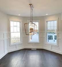 How to install chair rail and picture frame moulding. Wainscoting Along Bay Windows Windsorone