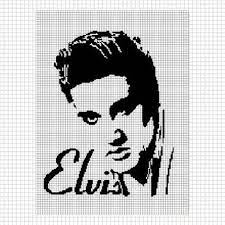 Elvis presley counted cross stitch patterns cross stitch designs christmas dragon blackbird designs dear daughter black and white portraits most beautiful pictures handmade. Cozyconcepts Elvis Presley 2 Crochet Pattern Graph Afghan Pdf Cross Stitch Cross Stitch Embroidery Crochet Patterns