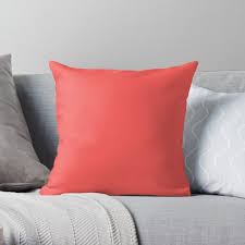 They can be slipped on a pillow you already have or over a ** all covers are handmade by me in a smoke free home **. Coral Pink Pillows Cushions Redbubble