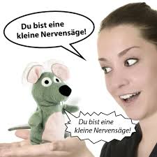 Sprechende Plüsch Maus – süßes Stofftier mit Aufnahmefunktion