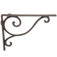 Brown Simple Swirl Metal Wall Bracket Hobby Lobby 845248 Decorative Wall Brackets Wall Brackets Metal Walls